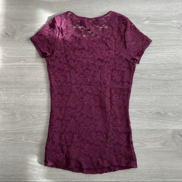 Garage Lace Sweetheart Tee - Picture 2 of 4